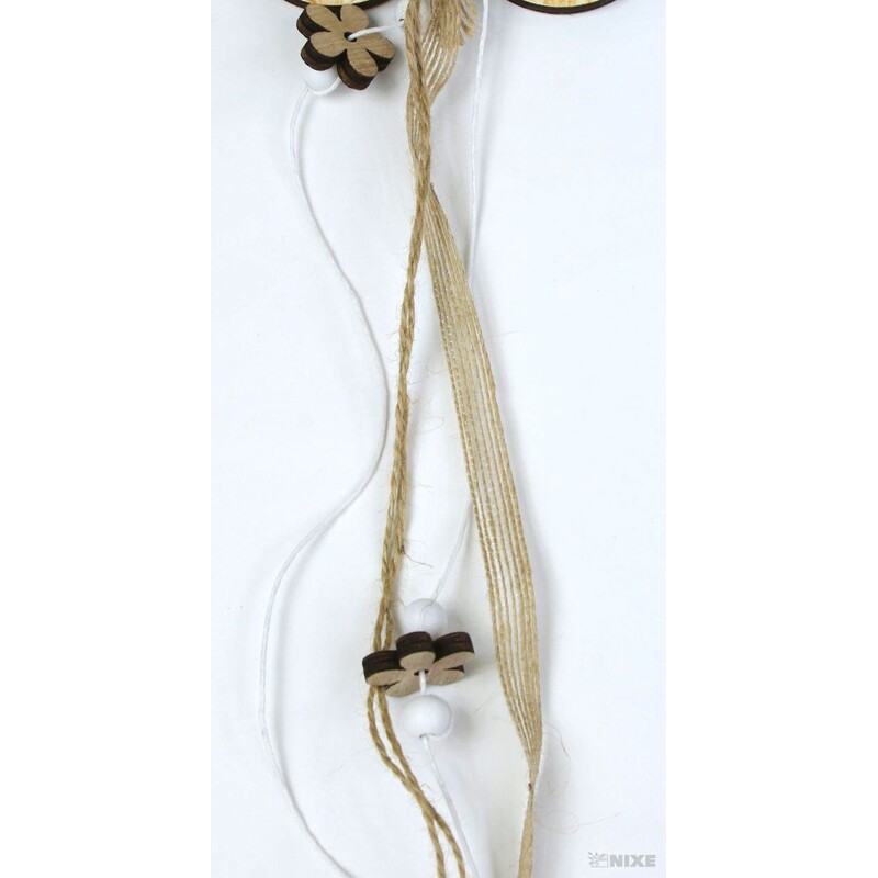 ZÁVĚS KVÍTEK 14x50cm*PŘÍRODNÍ