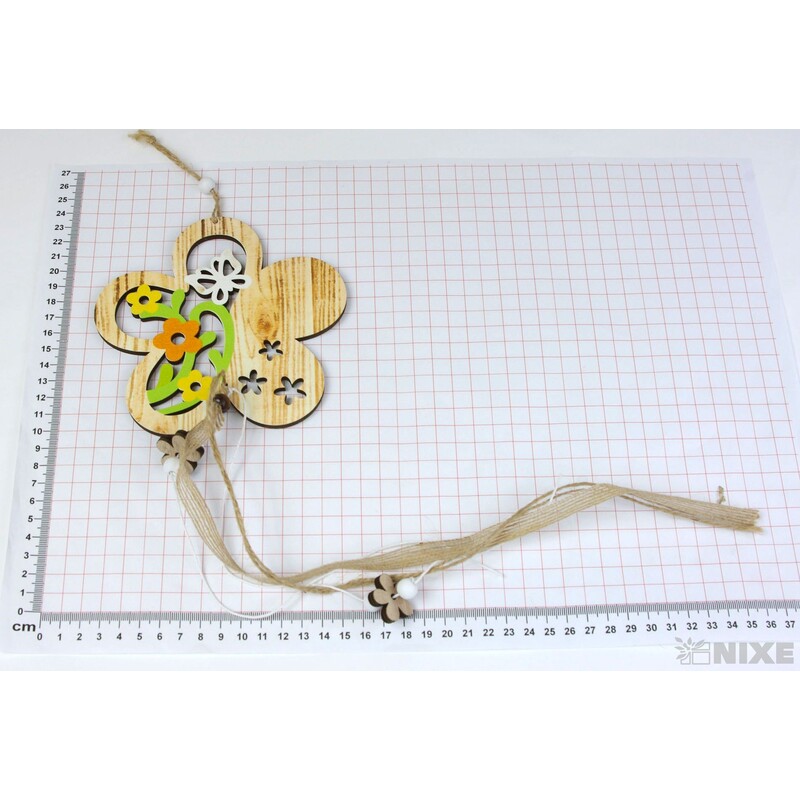 ZÁVĚS KVÍTEK 14x50cm*PŘÍRODNÍ