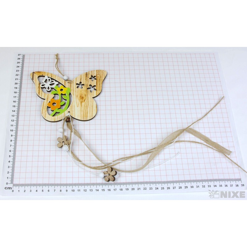 ZÁVĚS MOTÝL 15x50cm*PŘÍRODNÍ