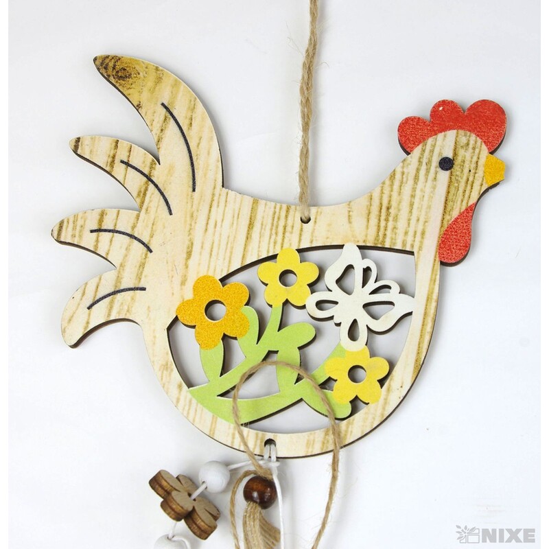 ZÁVĚS KOHOUT 15x50cm*PŘÍRODNÍ