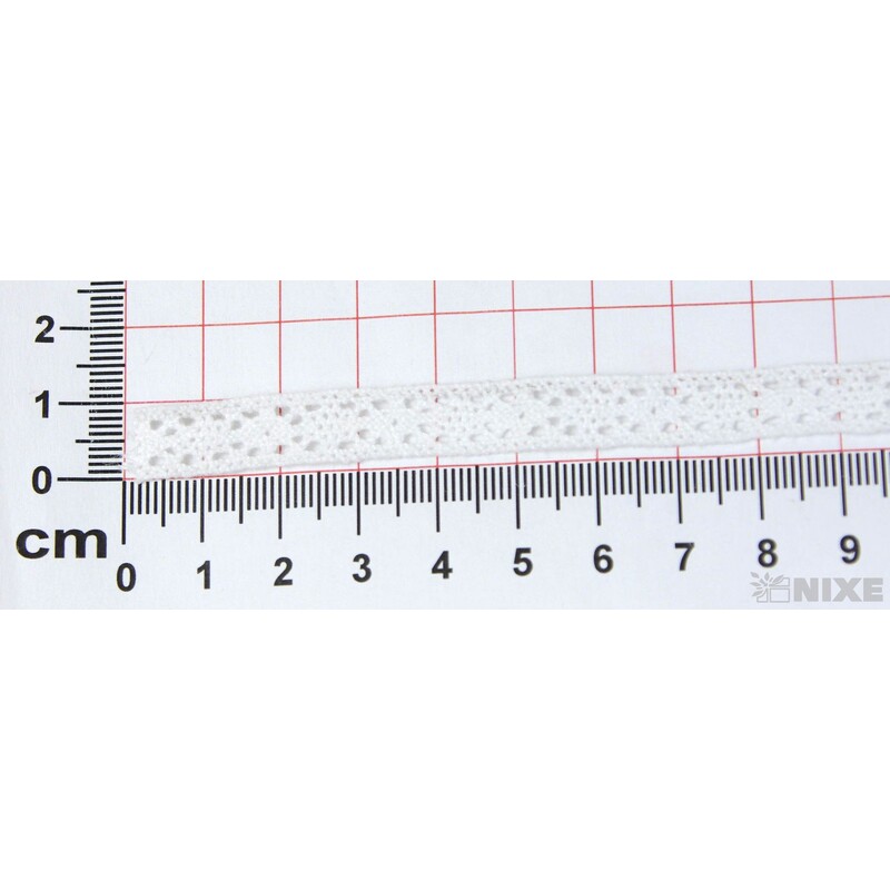 STUHA KRAJKA 10mmx5yd*BÍLÁ