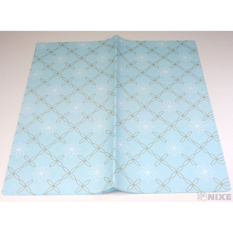 ARCH PAPÍR 60x60cm 20ks*MODRÁ SV.