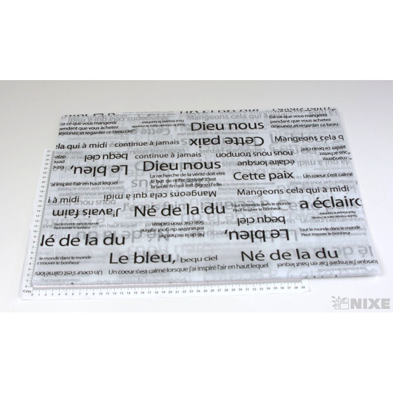 ARCH PAPÍR HEDVÁBNÝ 70x50cm 50ks*ČERNÁ