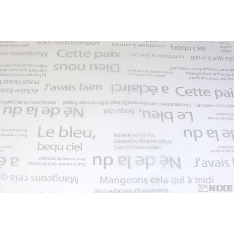 ARCH PAPÍR HEDVÁBNÝ 70x50cm 50ks*STŘÍBRNÁ