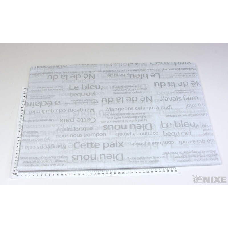 ARCH PAPÍR HEDVÁBNÝ 70x50cm 50ks*STŘÍBRNÁ