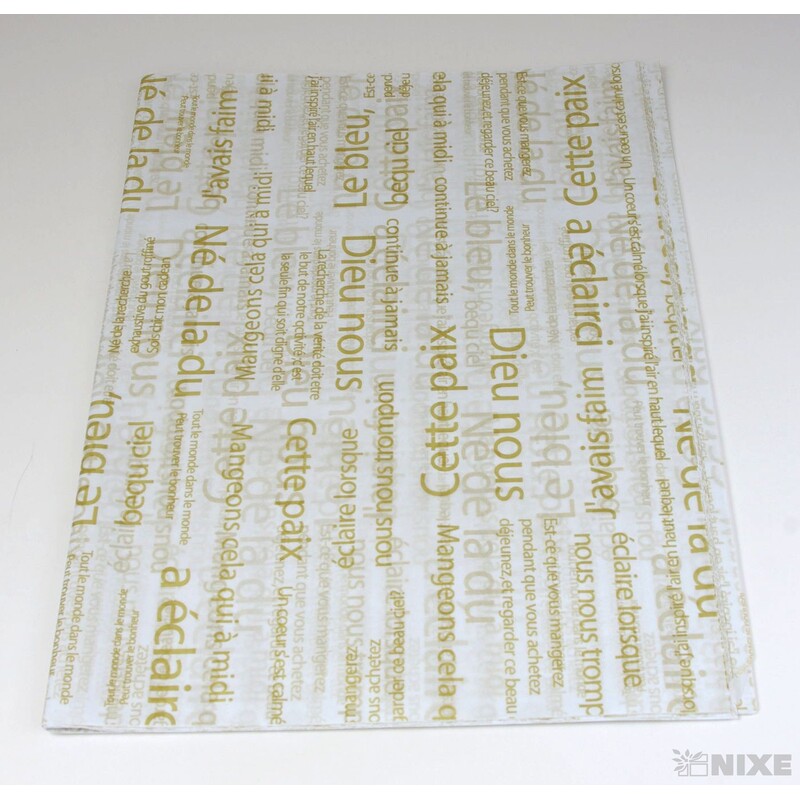 ARCH PAPÍR HEDVÁBNÝ 70x50cm 50ks*ZLATÁ