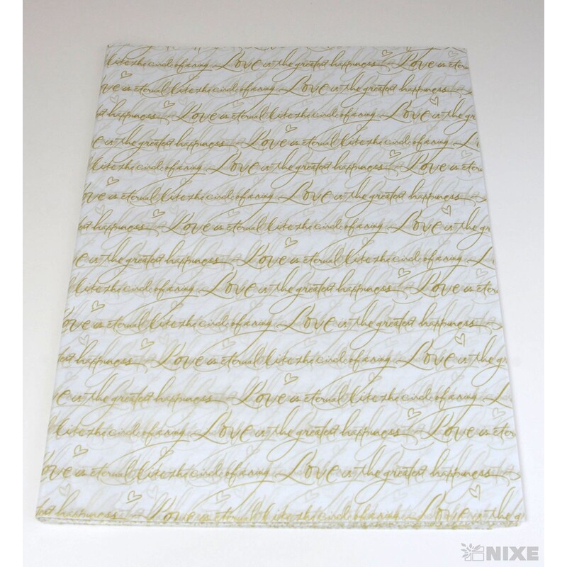 ARCH PAPÍR HEDVÁBNÝ 70x50cm 50ks*ZLATÁ