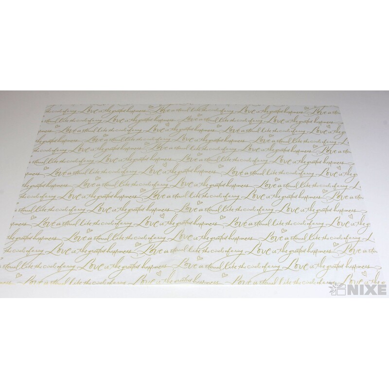 ARCH PAPÍR HEDVÁBNÝ 70x50cm 50ks*ZLATÁ