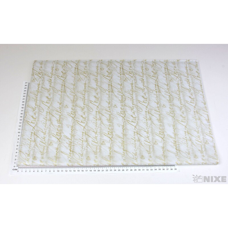 ARCH PAPÍR HEDVÁBNÝ 70x50cm 50ks*ZLATÁ