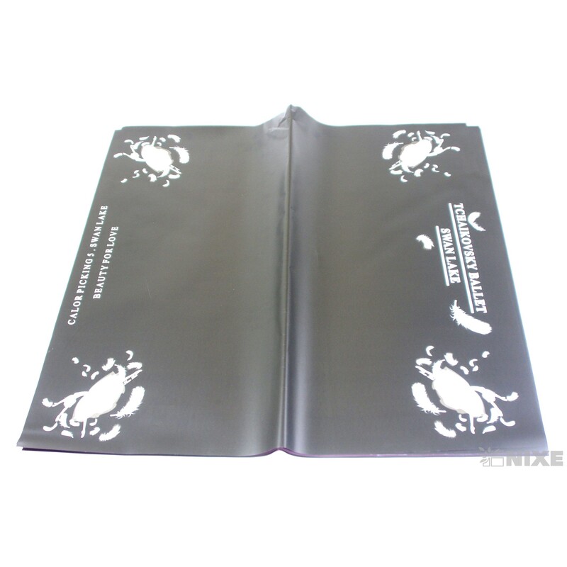 ARCH PLAST 60x60cm 20ks*ČERNÁ