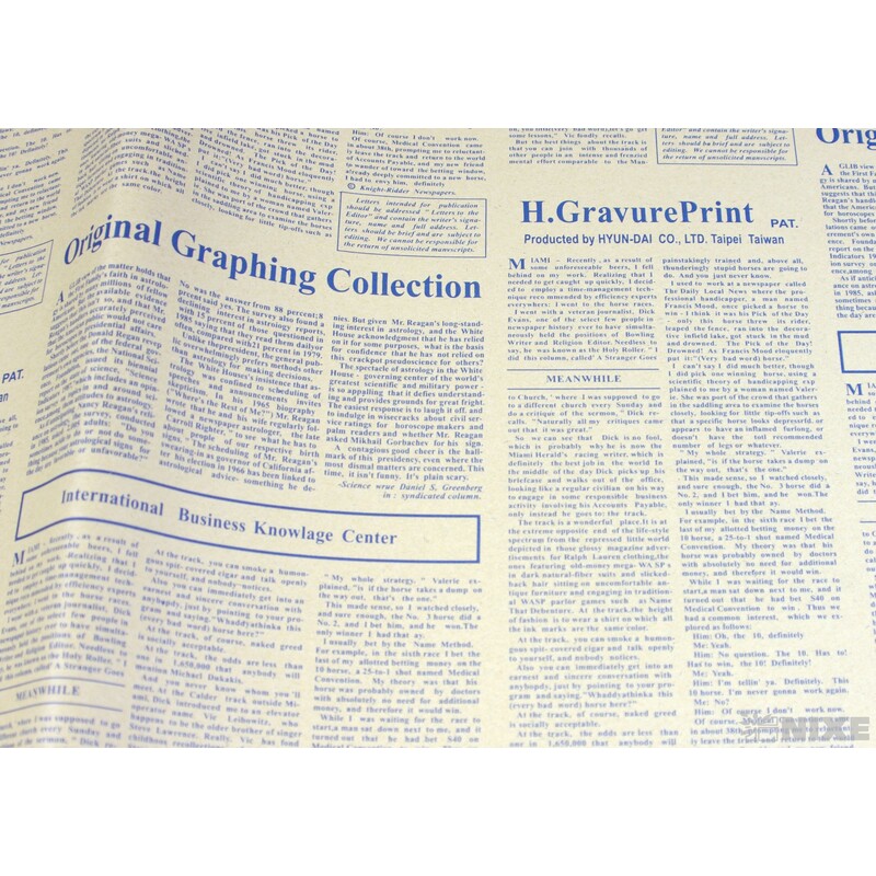 ARCH PAPÍR 70x50cm 50ks*MODRÁ