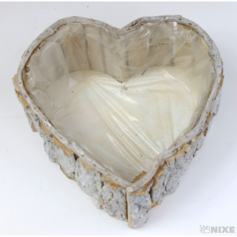 OBAL SRDCE 27x10cm 20x9 15x8*PŘÍRODNÍ