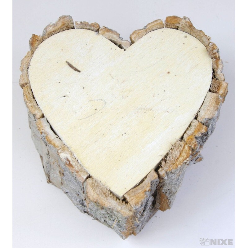 OBAL SRDCE 27x10cm 20x9 15x8*PŘÍRODNÍ