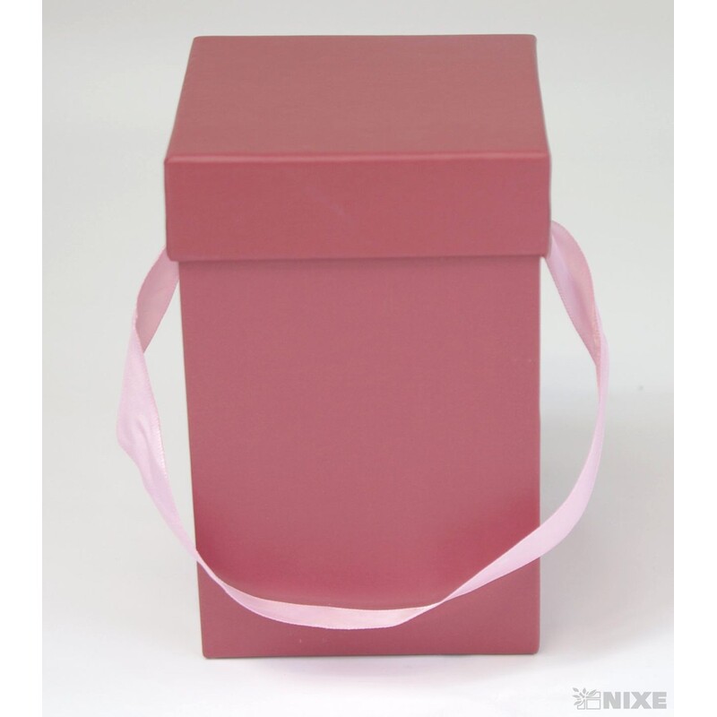 KRABICE 16x10x10cm*RŮŽOVÁ TM.