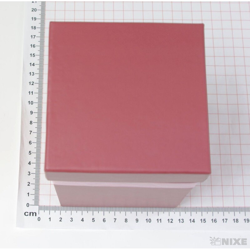 KRABICE 16x10x10cm*RŮŽOVÁ TM.