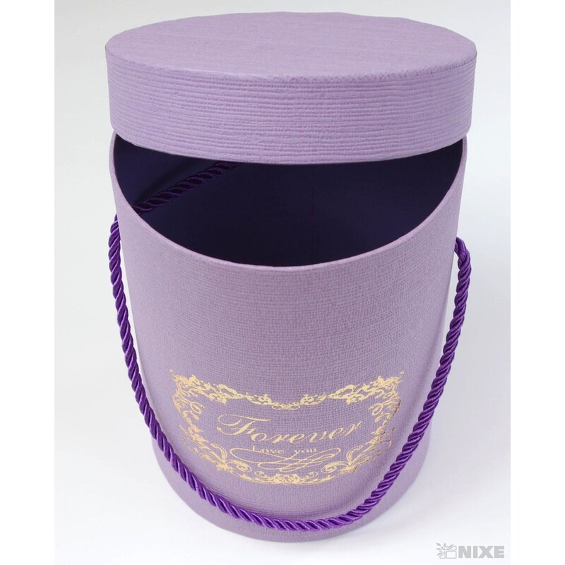 KVĚTINOVÝ BOX pr. 13x18cm*FIALOVÁ