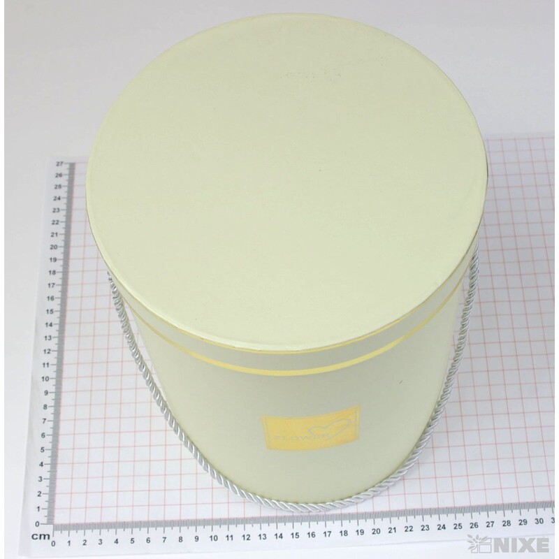 KVĚTINOVÝ BOX 3ks pr. 17x23cm 15x21 14x18*KRÉMOVÁ