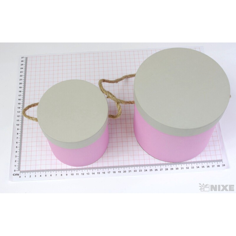 KVĚTINOVÝ BOX 3ks pr. 12x11cm 15x14cm 17x16cm*MIX BAREV