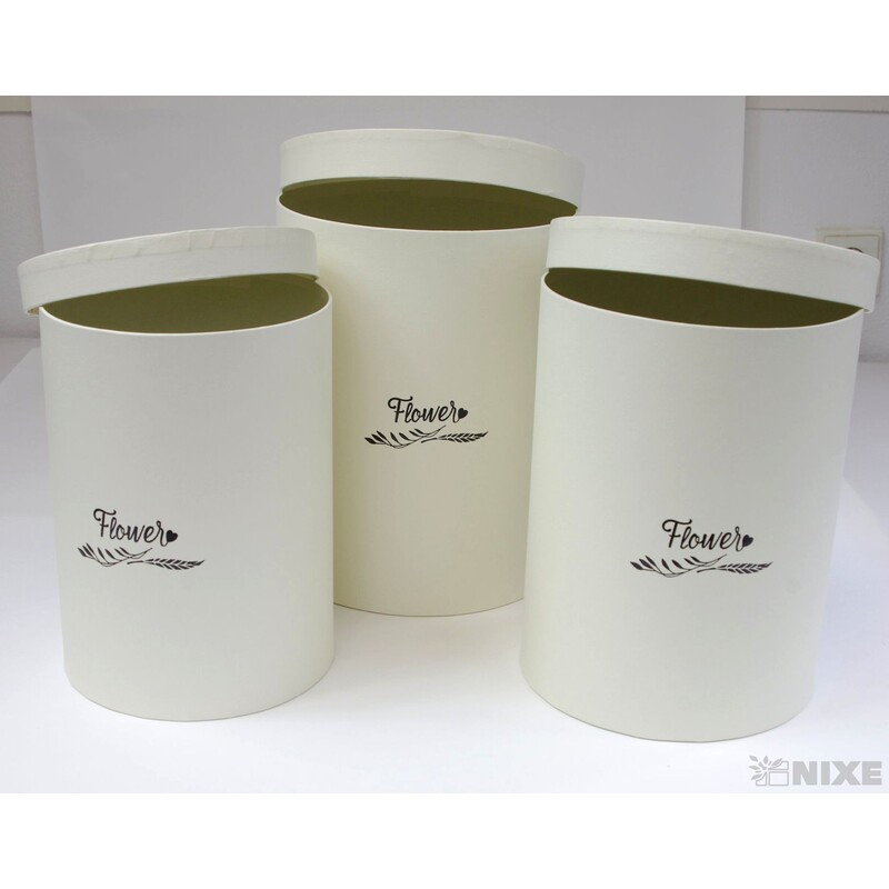 KVĚTINOVÝ BOX 3ks pr. 20x25cm 18x24 16x22*MIX BAREV