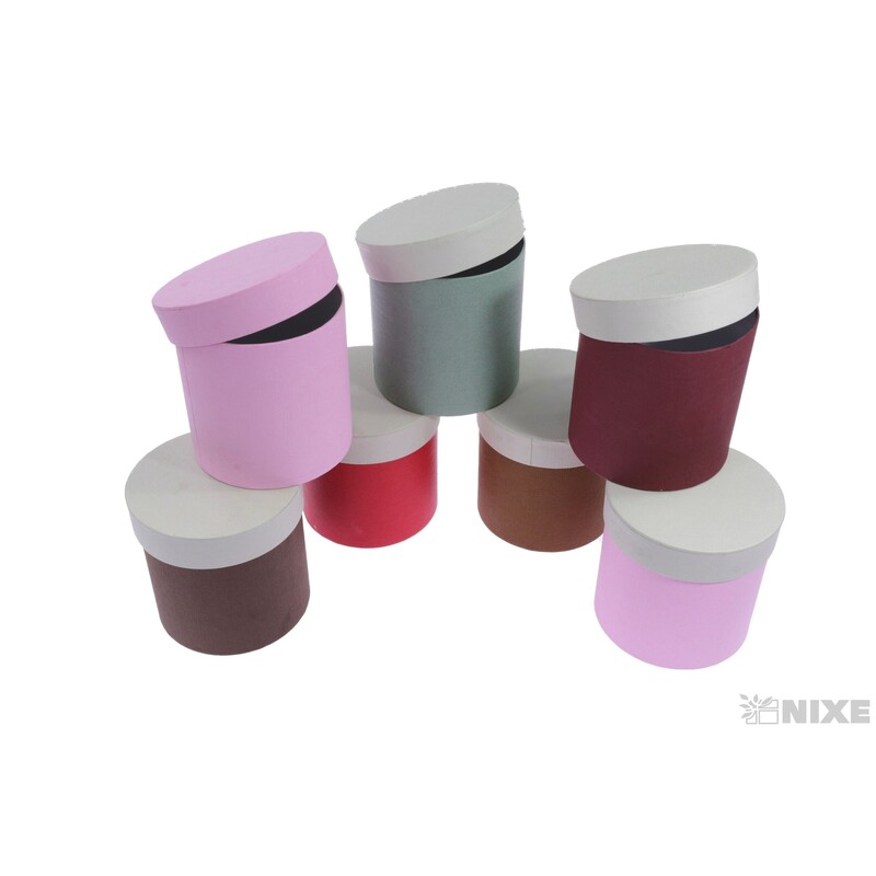 KVĚTINOVÝ BOX 5ks pr. 12x12cm*MIX BAREV