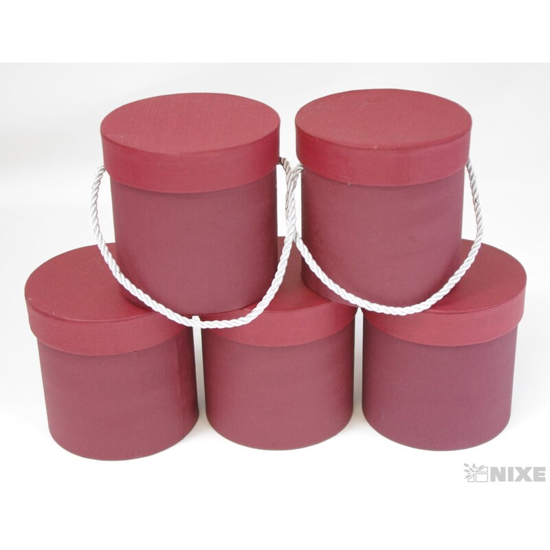 KVĚTINOVÝ BOX 5ks pr. 12x12cm*MIX BAREV