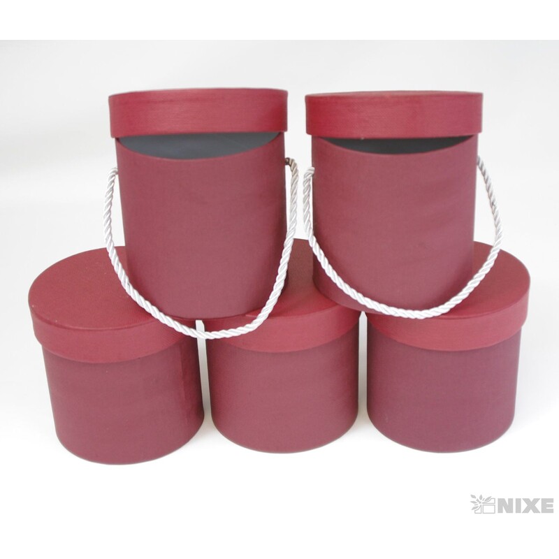 KVĚTINOVÝ BOX 5ks pr. 12x12cm*MIX BAREV