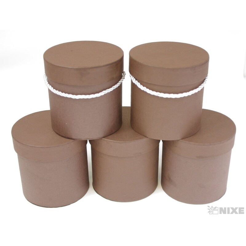 KVĚTINOVÝ BOX 5ks pr. 12x12cm*MIX BAREV