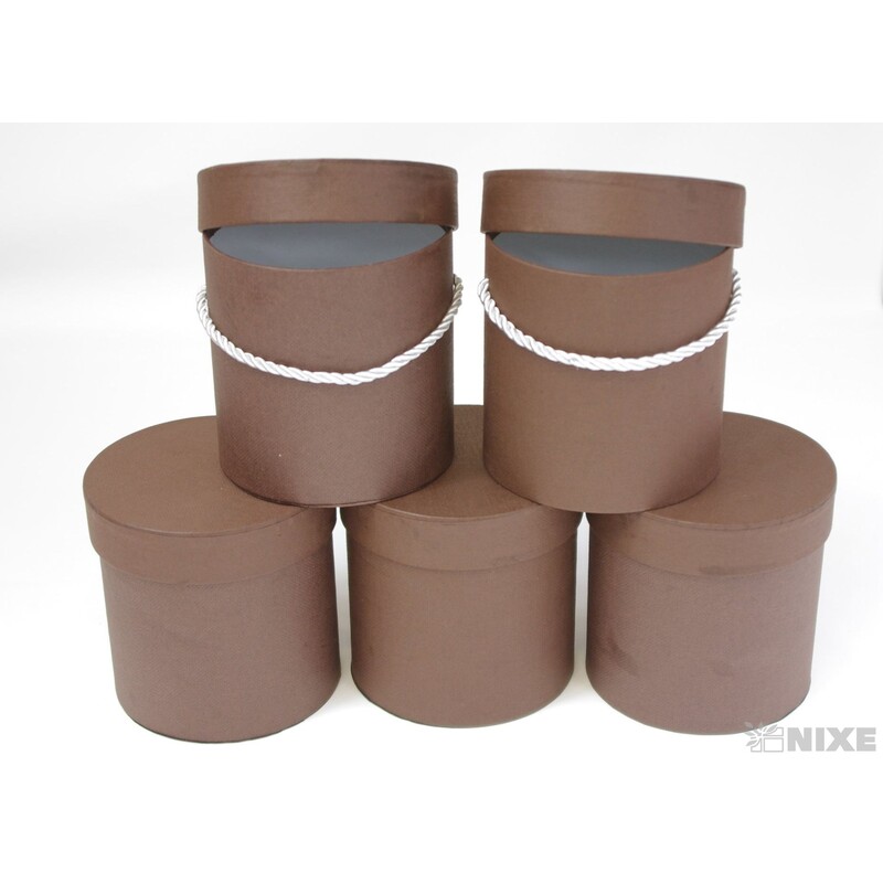 KVĚTINOVÝ BOX 5ks pr. 12x12cm*MIX BAREV