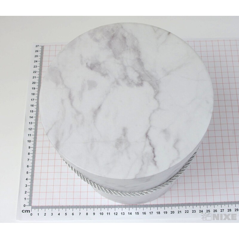 KVĚTINOVÝ BOX 3ks pr. 19x19cm 16x17 14x16*BÍLÁ