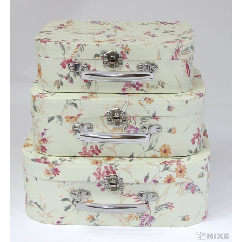 KUFŘÍK 3ks  27x19x8cm 24x17x6cm 22x14x5cm*MIX BAREV