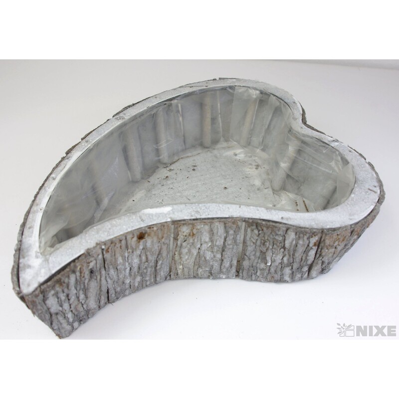 OBAL SRDCE 45x9cm 28x9 20x9*PŘÍRODNÍ