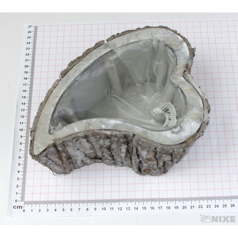 OBAL SRDCE 45x9cm 28x9 20x9*PŘÍRODNÍ