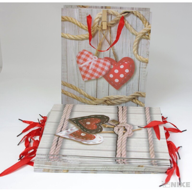 TAŠKA LUX SERDUSZKA MIX 26x32x10cm*