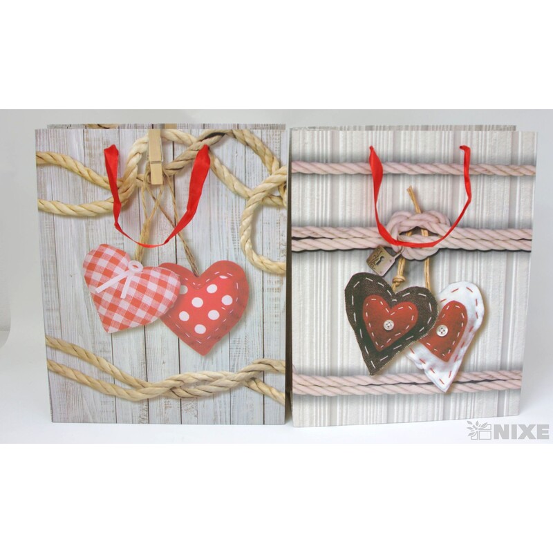 TAŠKA LUX SERDUSZKA MIX 26x32x10cm*