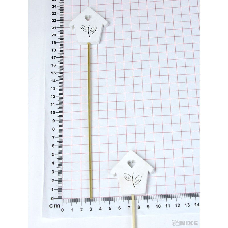 ZÁPICH BUDKA 8ks 5x23,5cm*BÍLÁ