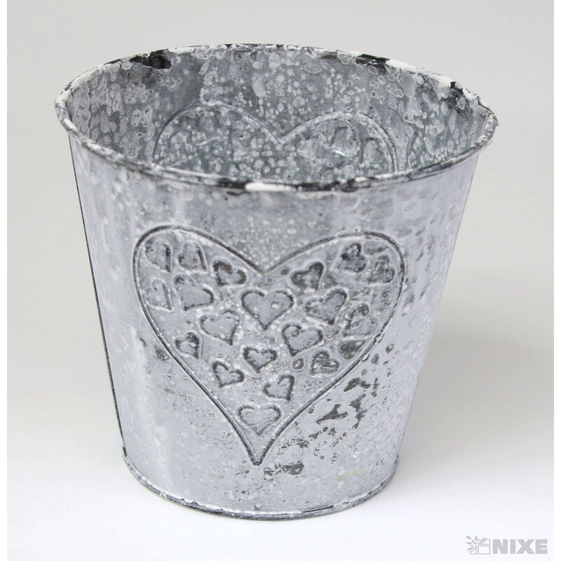 PLECHOVÝ OBAL 13x12cm*BÍLÁ