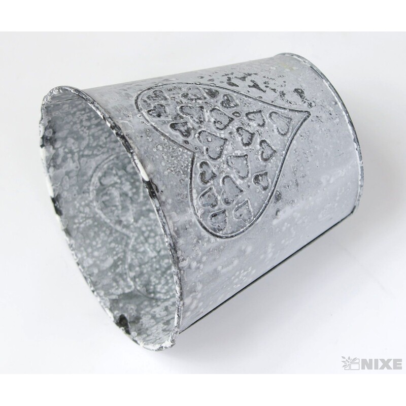 PLECHOVÝ OBAL 13x12cm*BÍLÁ