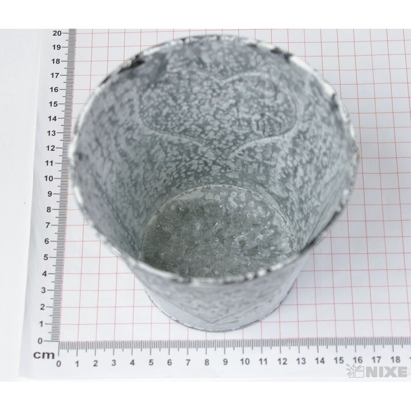 PLECHOVÝ OBAL 13x12cm*BÍLÁ