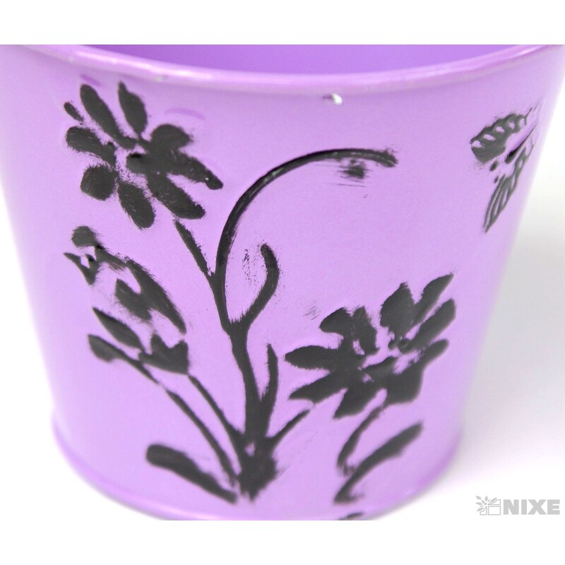 PLECHOVÝ OBAL 12x10cm*FIALOVÁ