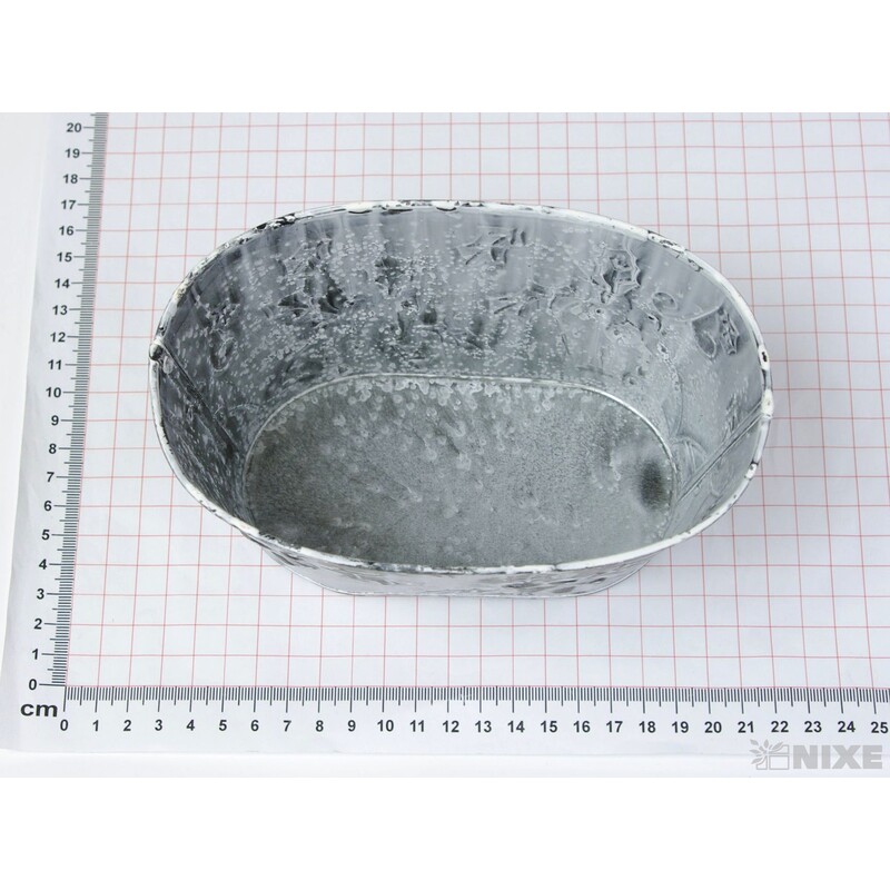 PLECHOVÝ OBAL 17x11x8cm*BÍLÁ