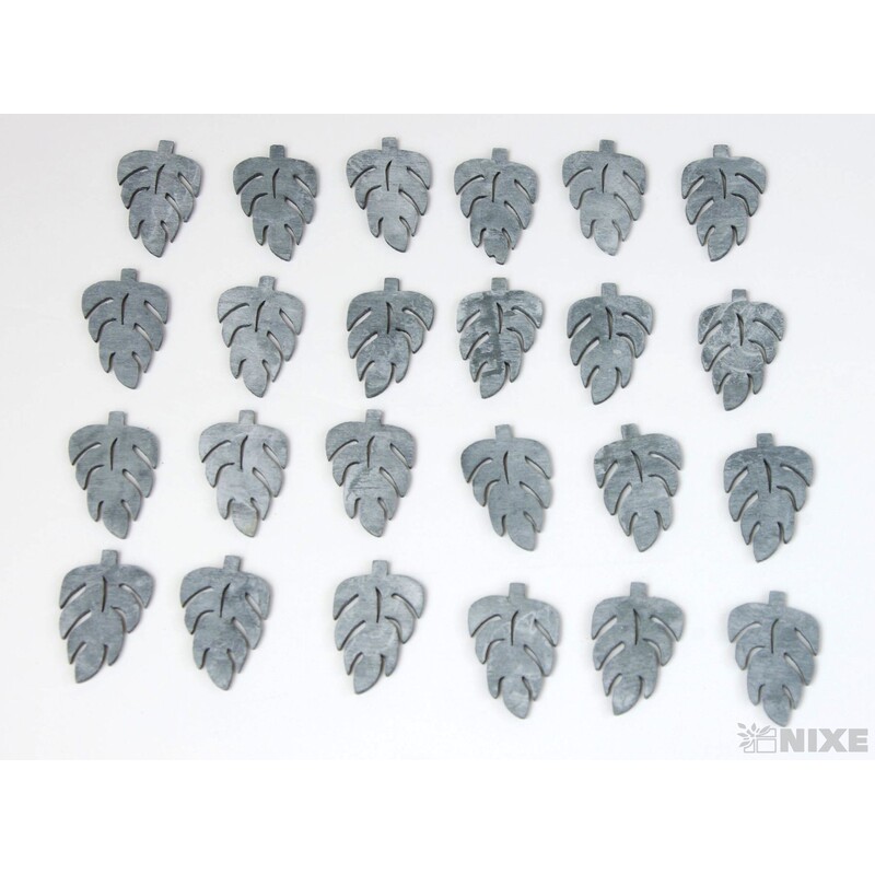 LIST DŘEVO 4cm 24ks*MIX BAREV