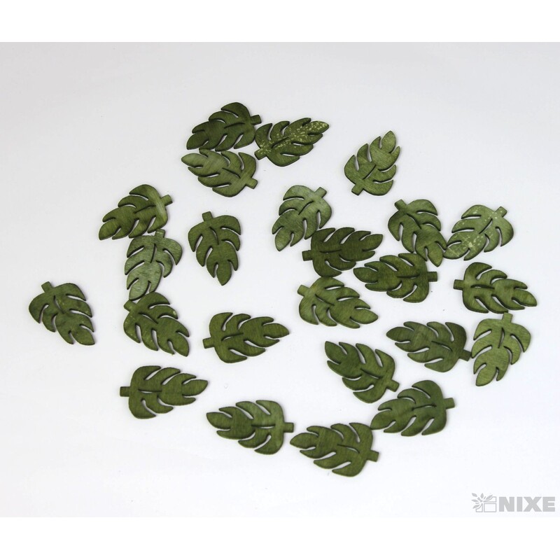 LIST DŘEVO 4cm 24ks*MIX BAREV