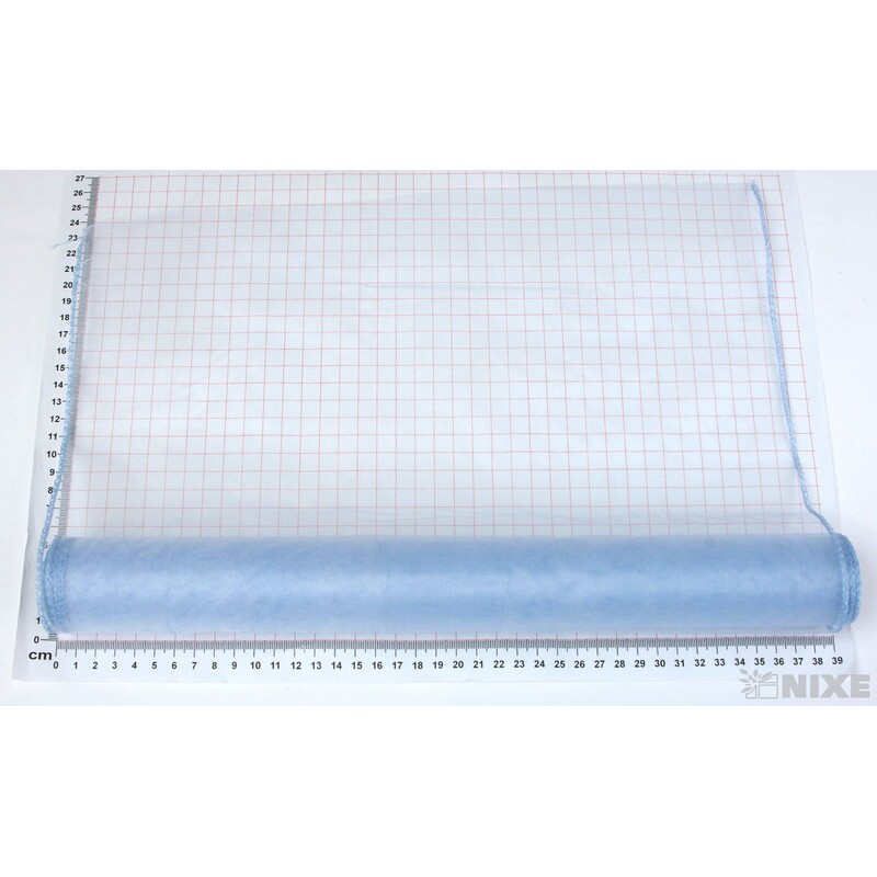 ORGANZA 39cmx8m*MODRÁ SV.