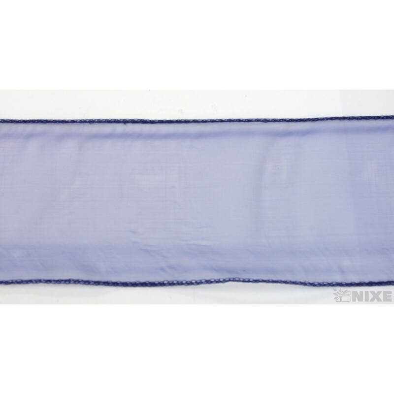 ORGANZA 12cmx8m*MODRÁ TM.