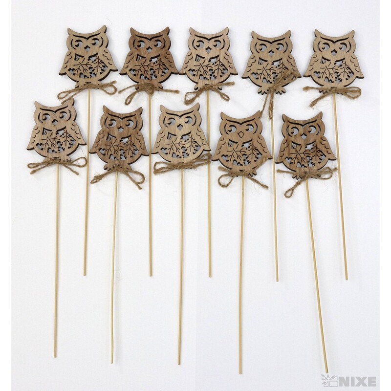 ZÁPICH SOVA 7x26x6cm 10ks*PŘÍRODNÍ