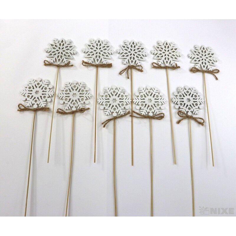 ZÁPICH VLOČKA 6,5x27cm 10ks*BÍLÁ