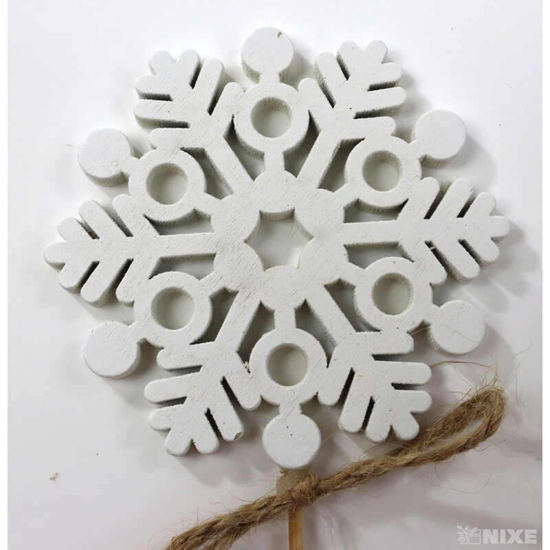 ZÁPICH VLOČKA 6,5x27cm 10ks*BÍLÁ