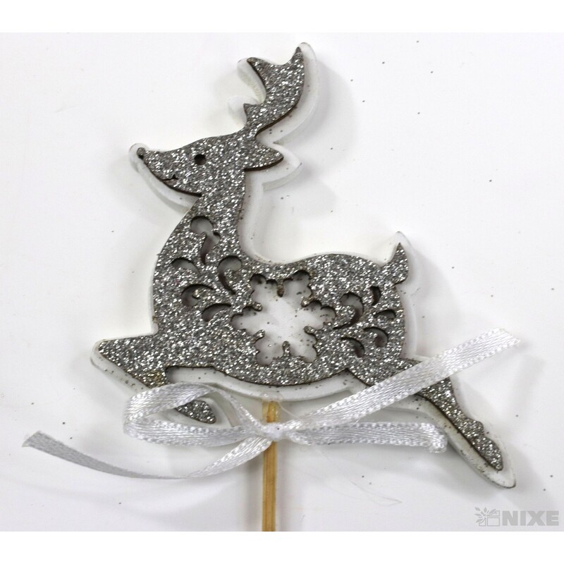 ZÁPICH JELEN 6x26x6cm 6ks*STŘÍBRNÁ