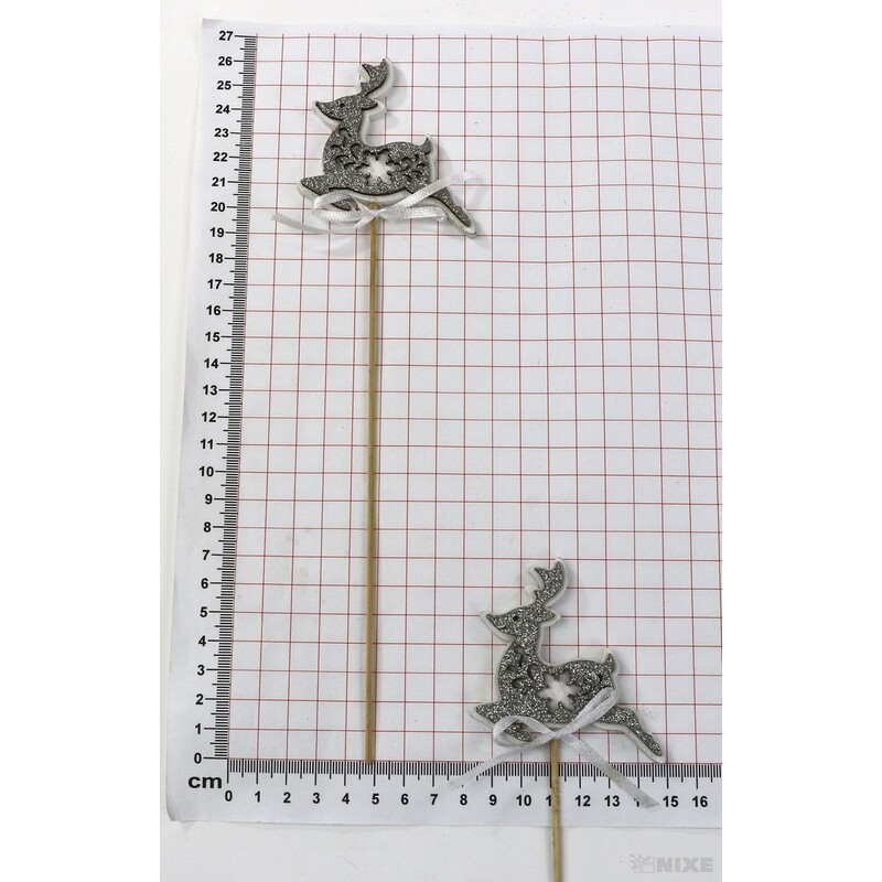 ZÁPICH JELEN 6x26x6cm 6ks*STŘÍBRNÁ