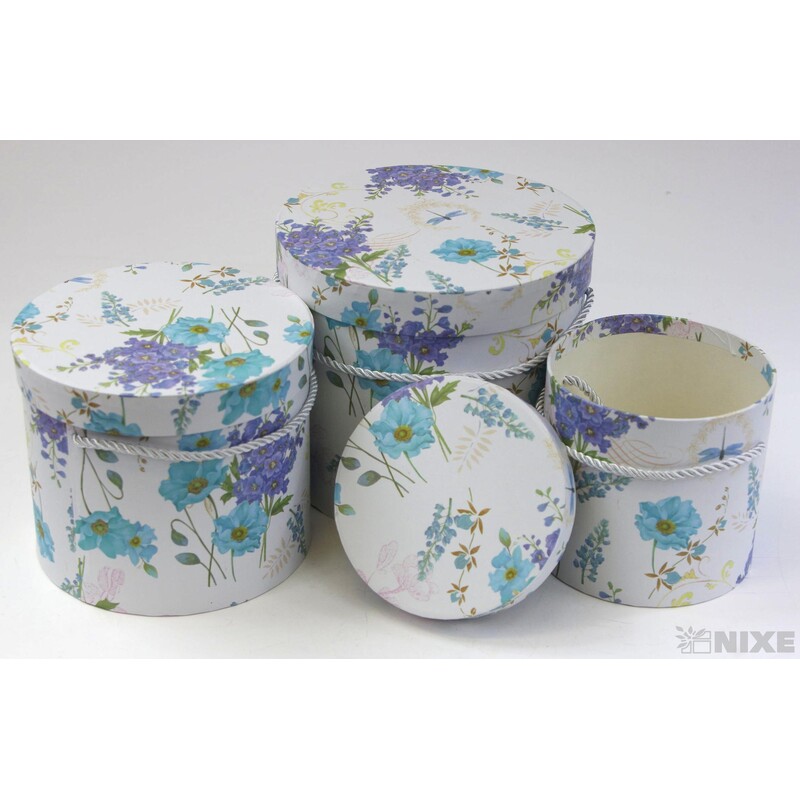 KVĚTINOVÝ BOX MIX 3ks pr. 19x16cm 13x12 16x14*